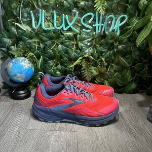 Brooks Cascadia 16 Womens Athletic Running Shoes Size 11 Pink Cobalt 1203631B647